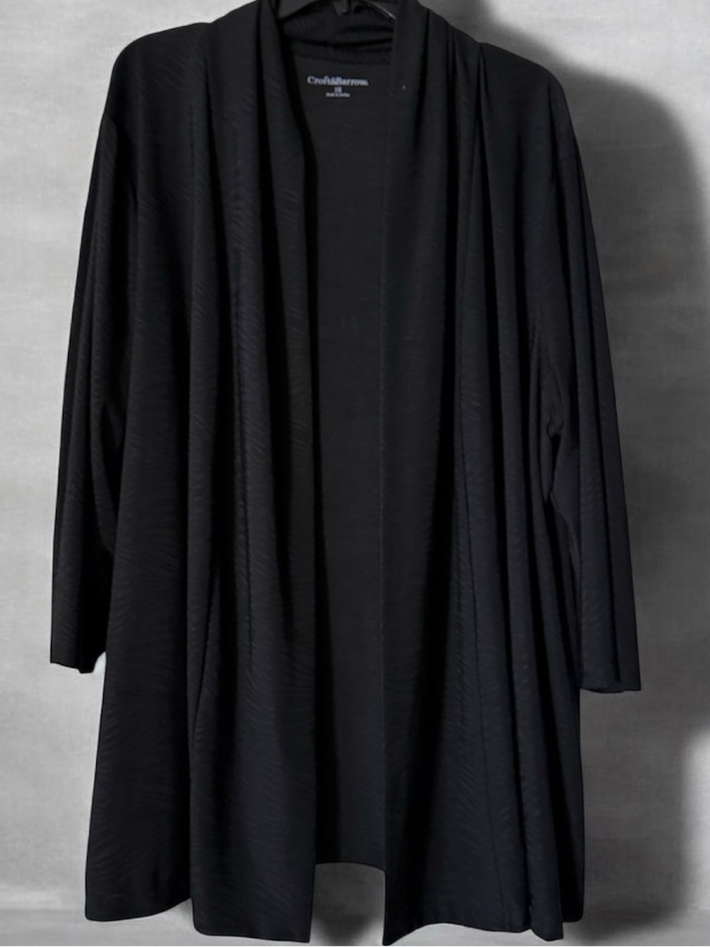 Croft&Barrow Open-Front Draped Cardigan!
